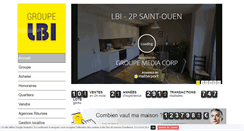 Desktop Screenshot of lbi-immo.fr